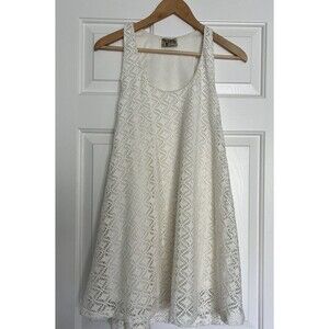 Show Me Your Mumu dress lined racerback ivory crochet size medium
